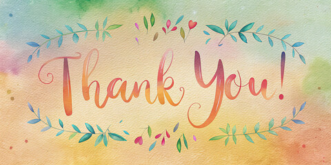 A vivid and colorful "Thank You" message written in glowing letters, surrounded by a galaxy-like background. Perfect for expressing gratitude in a fun and artistic way