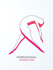 International Women's Day celebration with a lady.