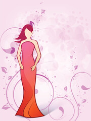 International Women's Day celebration with young lady.