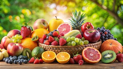 Fresh fruits. Immune system boost. 