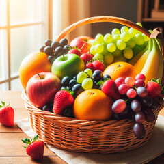 Fresh fruits. Immune system boost. 