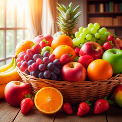 Fresh fruits. Immune system boost. 
