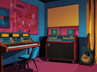 A Music Studio's Creative Hub