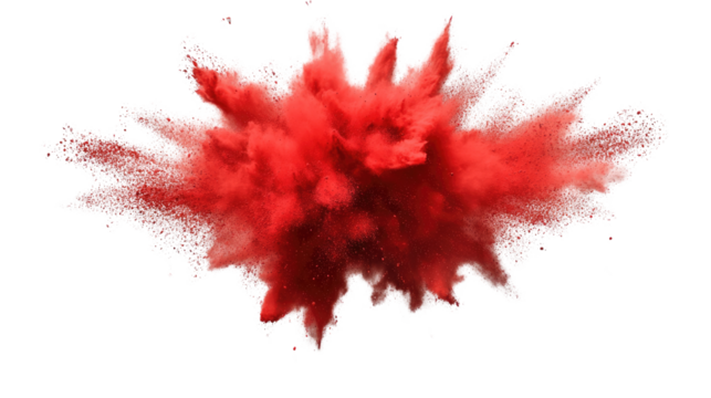 Red ink splatters and splashes create a vibrant, love-themed background with a heart motif, perfect for Valentine’s Day or holiday art