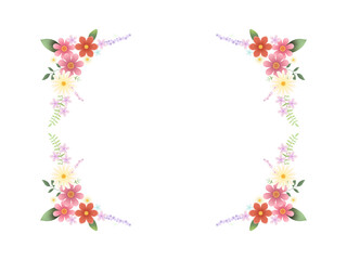 花のフレーム　M-1