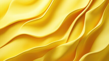 Fototapeta premium A bright yellow background with a subtle wavy texture, giving the surface a dynamic and lively appearance.