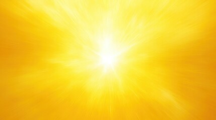 Obraz premium A smooth yellow background with a soft, glowing effect in the center, radiating warmth outward.