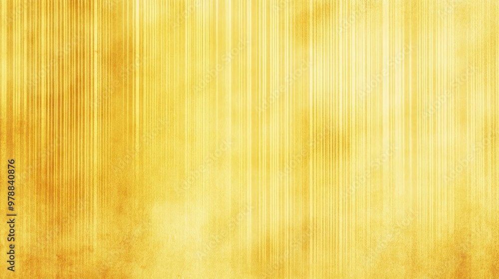 Poster a textured yellow background with soft vertical stripes, giving a subtle patterned look.