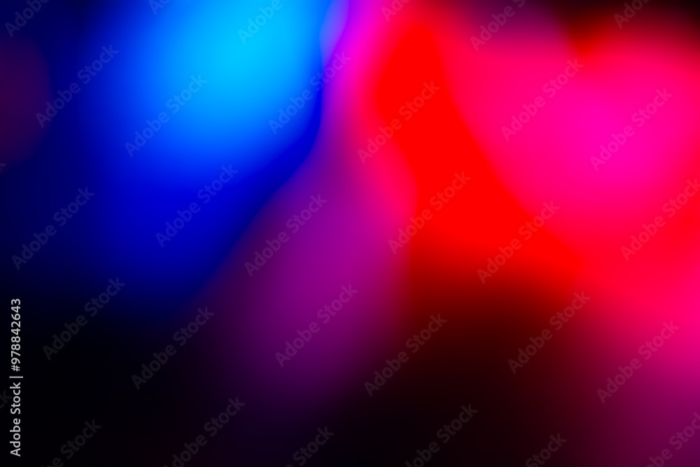 Poster abstract soft red and blue gradient background