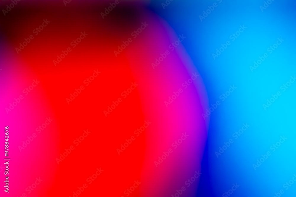 Poster abstract soft red and blue gradient background
