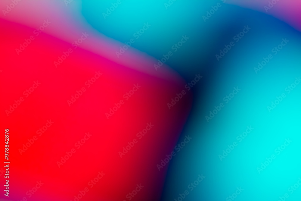 Poster abstract soft red and blue gradient background
