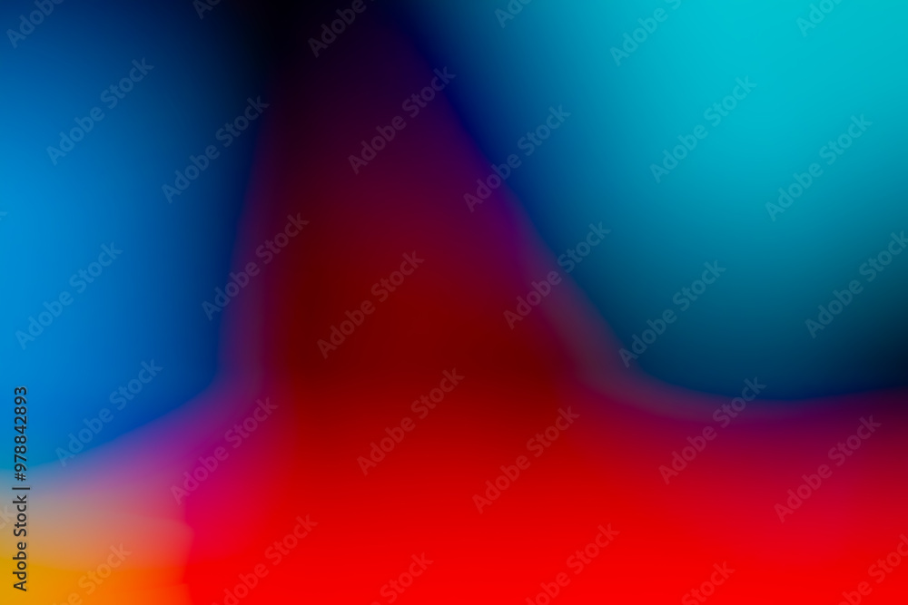 Poster abstract soft red and blue gradient background