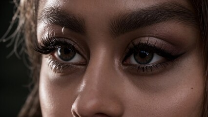 Fototapeta premium eye, eyes, woman, face, beauty,