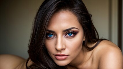 Obraz premium eye, eyes, woman, face, beauty,