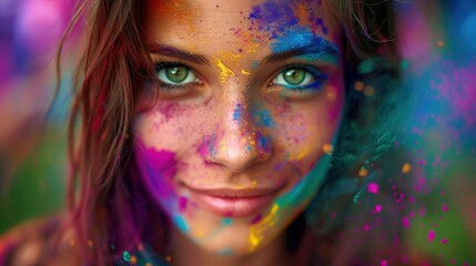 Obraz premium Indian holi festival wallpaper