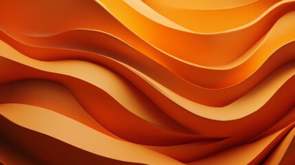 Obraz premium Vibrant abstract orange waves texture for modern background designs