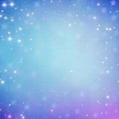 Glittering Cyan, Blue, and Purple Gradient Sparkles Fantasy Abstract Background