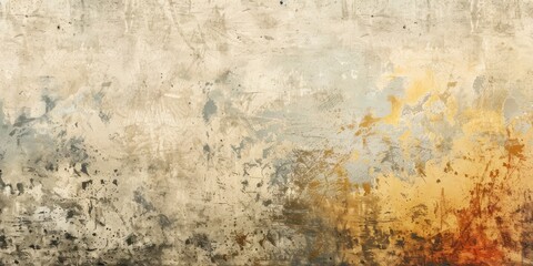 Obraz premium Grunge abstract painted wall texture with distressed tones. Artistic and vintage design concept.
