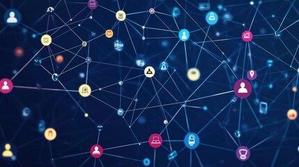 A graphic showing the interconnectedness of various niche communities and forums online