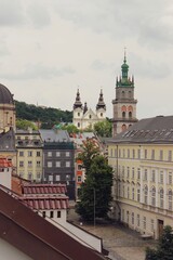 Fototapeta premium view of the old town