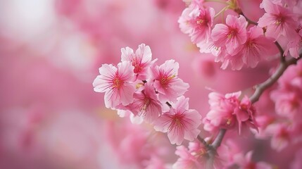 Fototapeta premium Japanese cherry blossom wallpaper