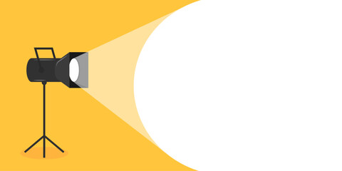 Projector icon. Flat style. Vector icon.