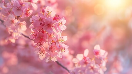 Obraz premium Japanese cherry blossom wallpaper