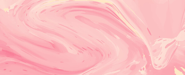 Abstract pink watercolor vector art background for cards, flyer, poster, banner and cover design. Hand drawn flower illustration for Valentines Day. brush strokes. Rose. Flower backdrop. vector