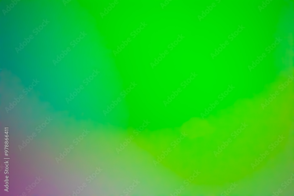 Poster abstract green color gradient background with soft color transitions