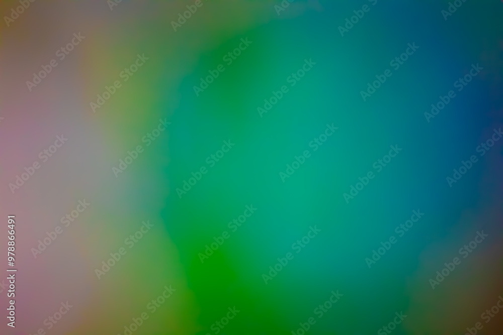Poster abstract green color gradient background with soft color transitions