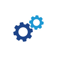 Gear icon, setting icon vector