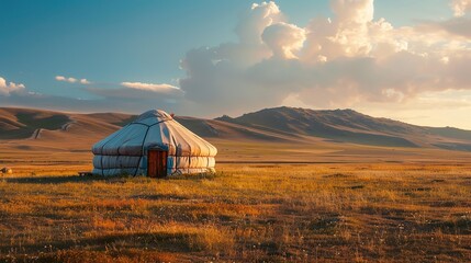 mongolion yurt wallpaper