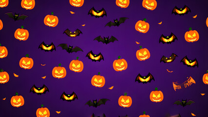 Cute Halloween background, unique halloween wallpaper, Halloween concept background, ai generated
