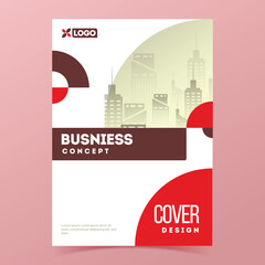 Promotional cover design or brochure for business or corporate sector.