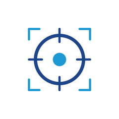 Target icon vector for web