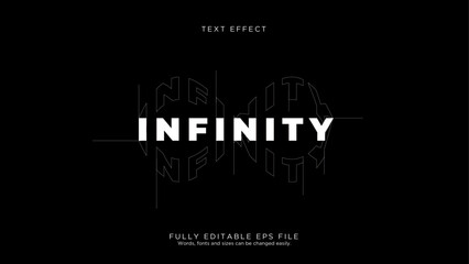 Cinematic Infinity Text Effect Font Style