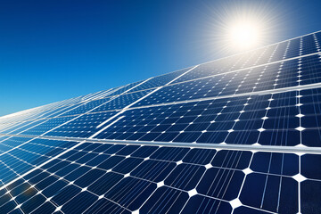 Solarmodule auf dem Dach eines Wohnhauses, nachhaltige Stromerzeugung und ökologische Energie dank Sonnenenergie