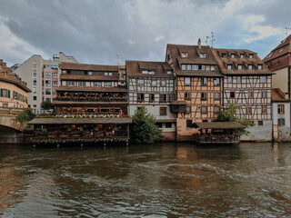 Strasburg old town buildings near the river © Ola