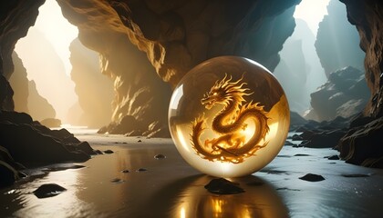 Dragon in the cave