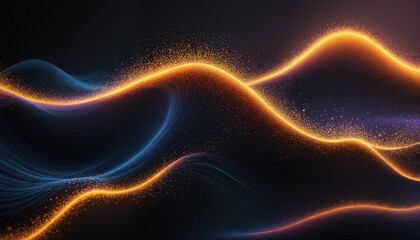 Fototapeta premium Digital Waves Viz | Colorful