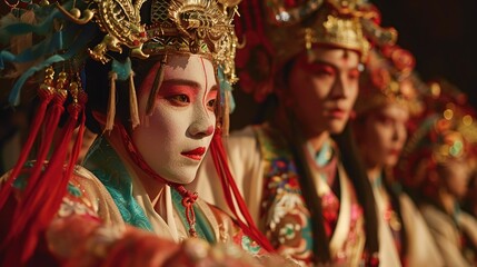 Obraz premium Chinese opera performance