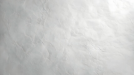 Naklejka premium Abstract White Crumpled Paper Texture Background with Delicate Wrinkles and Subtle Light