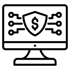 Insurtech Icon For Design Element