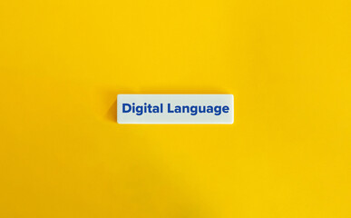 Digital Language Banner.