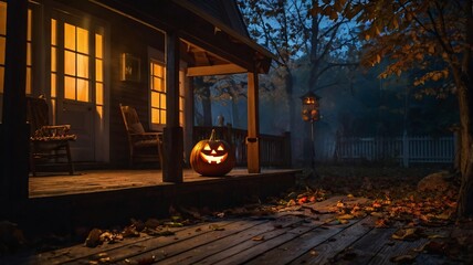 scary halloween pumpkin