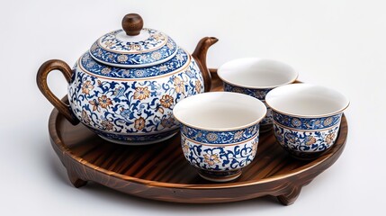 Chinese tea set wallpaper