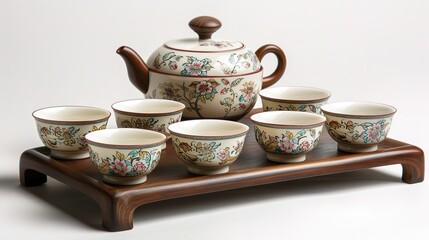 Chinese tea set wallpaper