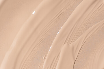 Abstract delicate minimalist beige background, cosmetic cream stroke.