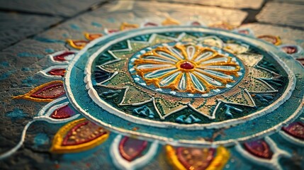 Obraz premium rangoli pattern