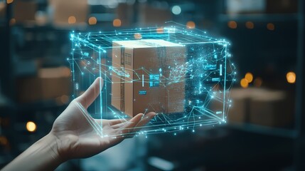 Innovative Holographic Tracking System Revolutionizes Package Management and Enhances User Experience in E-commerce Sector.